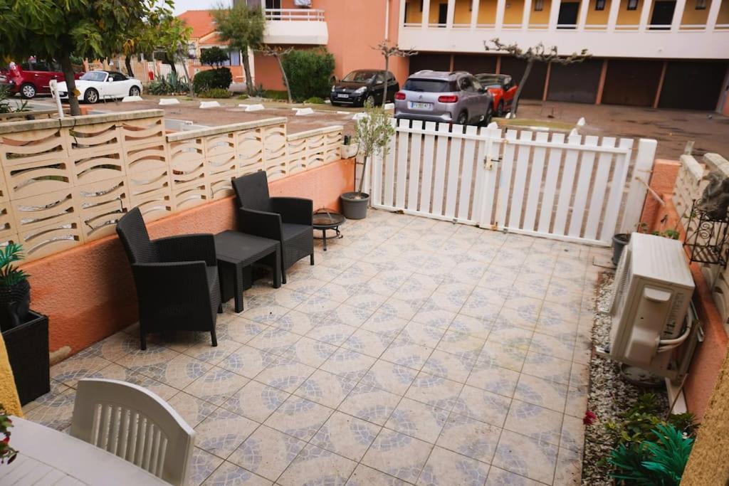 L'Azur 4 Pers Clim Parking Acces Plage Direct Le Barcarès Kültér fotó